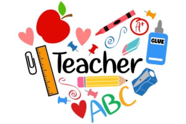 A Colorful and Creative Collection of School Supplies and Symbols