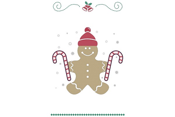 Gingerbread Man Winter Wonderland