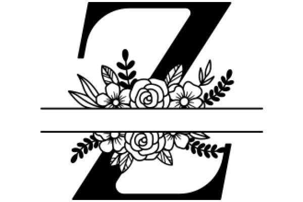 Elegant Logo with Floral Design