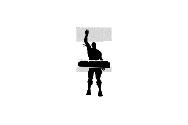 Silhouette of a Person with a Weapon