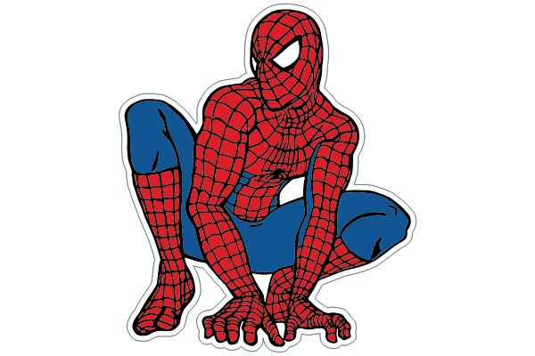 Web-Slinging Marvel: The Dynamic Spider-Man Stance