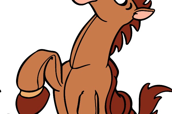 Curious Foal with Question Mark Hoof