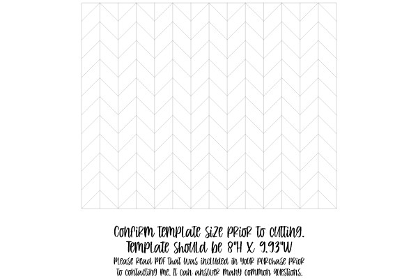 Check Template Size Before Cutting - 8