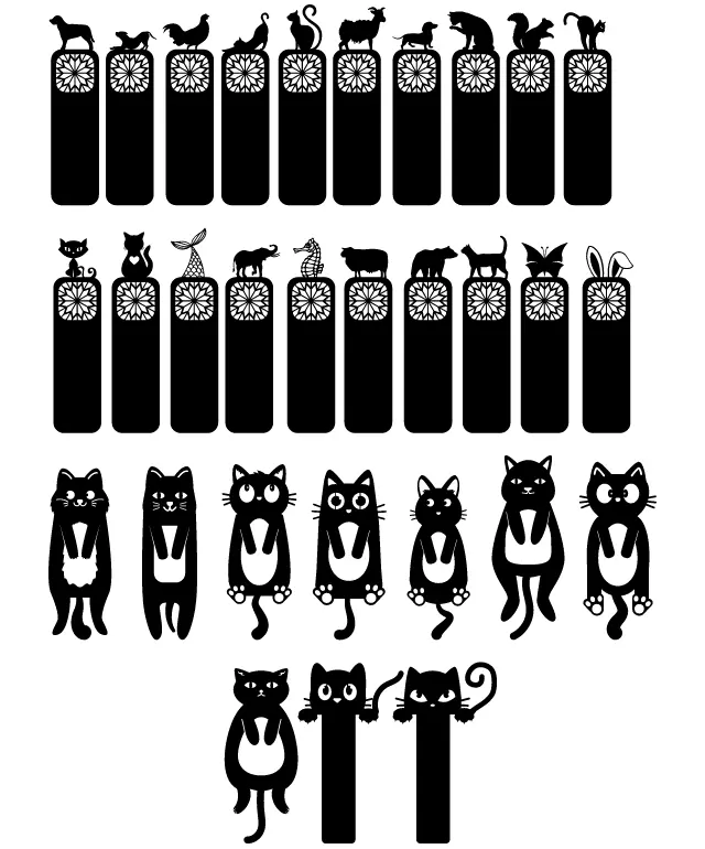 A Whimsical Collection of Animal Silhouettes