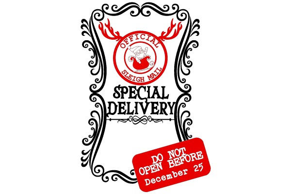 Official Sleigh Mail Special Delivery