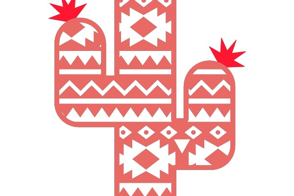 Decorative Cactus Silhouette