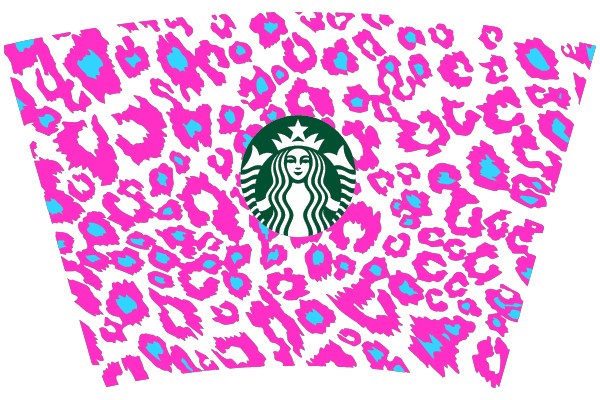 Starbucks Leopard Print Design