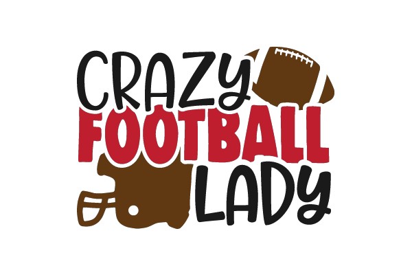 Crazy Football Lady