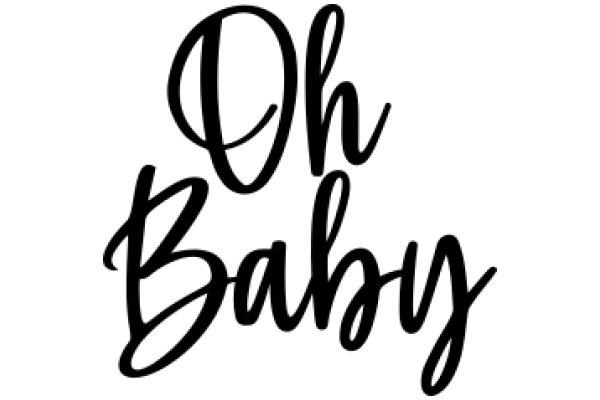 Stylish Black Logo for 'Oh Baby'