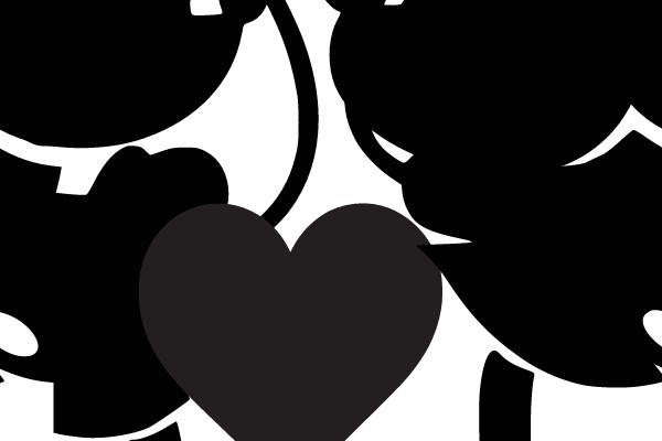 Mickey and Minnie in Love