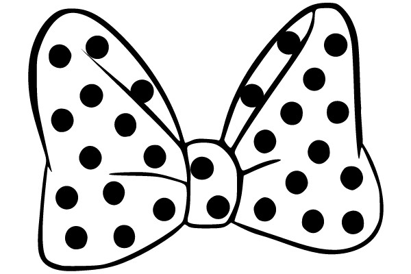 Polka Dot Bow Clip