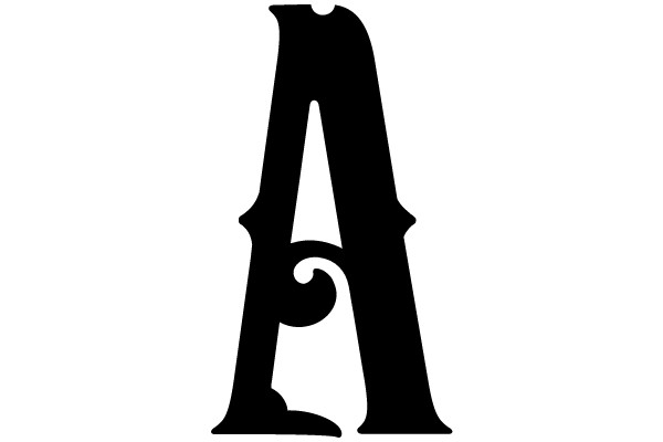 Bold Serif Capital Letter 