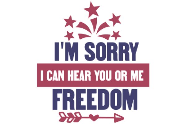 A Humorous Take on the American Flag: A Parody of the 'I'm Sorry' Sign