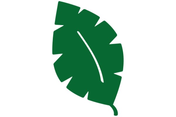 Simplicity in Design: A Green Leaf Icon