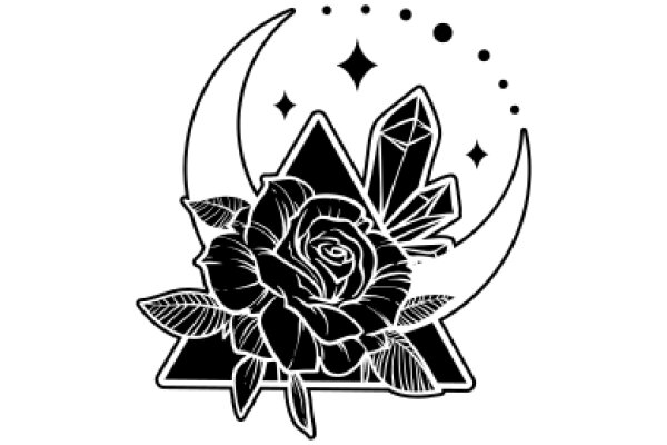 Moonlit Rose: A Symbol of Love and Mystery