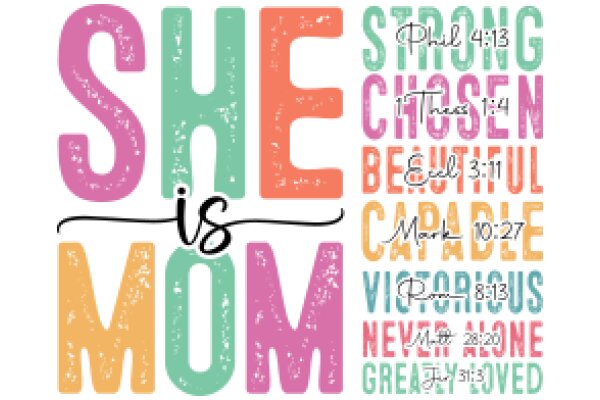 Celebrating Motherhood: A Colorful Tribute to Moments of Strength and Beauty