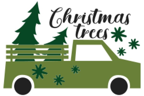 Celebrating the Festive Spirit with Christmas Trees and a Truck