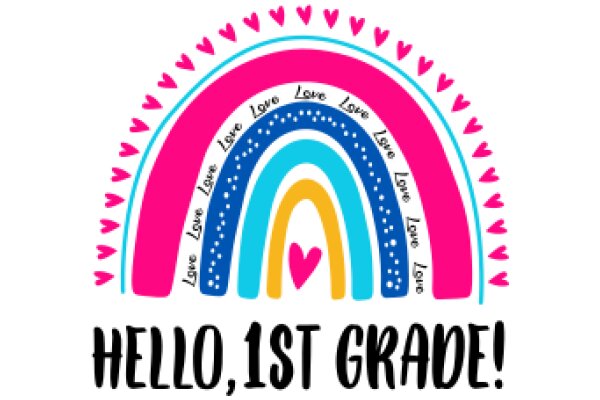 Welcome to the First Grade: A Colorful Journey of Love and Learning!