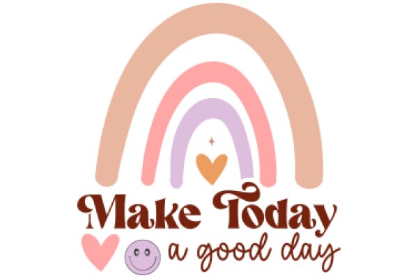 Make Today a Good Day: A Colorful Rainbow of Positivity and Love