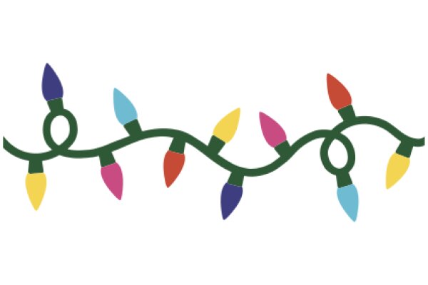 Colorful Christmas Decorations Illustration
