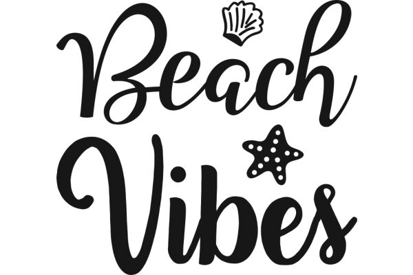 Beach Vibes: A Graphic Design Showcasing the Art of Typography and Symbolism