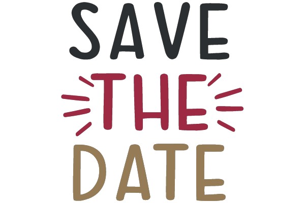 Save The Date