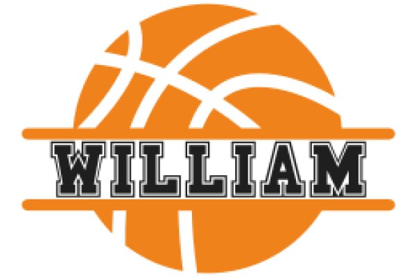 William's Orange Basketball Logo