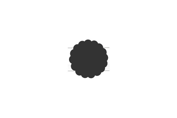 Black Circle on White Background