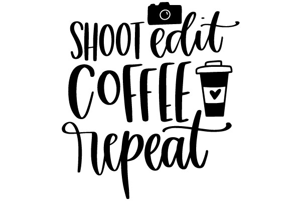 Shooting, Editing, Coffee, Repeat