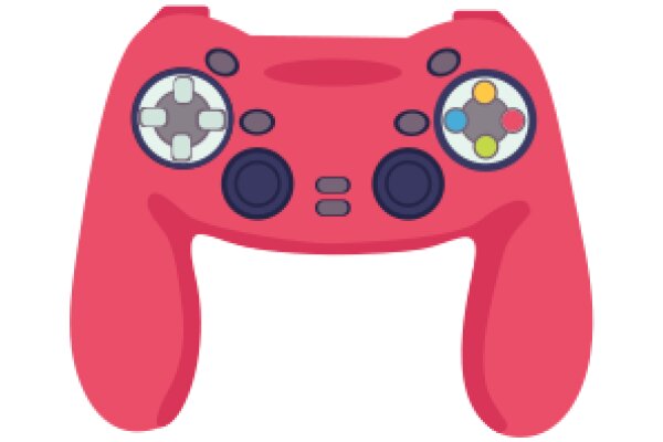 Vibrant Gaming Controller: A Colorful Twist on Traditional Designs