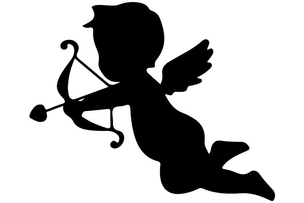 Cupid Archery Silhouette