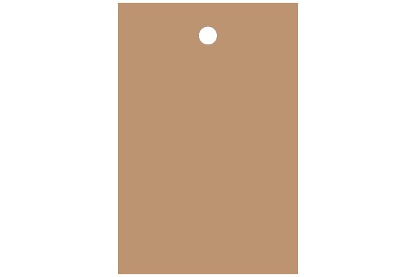 A Solid Brown Background with a Circle