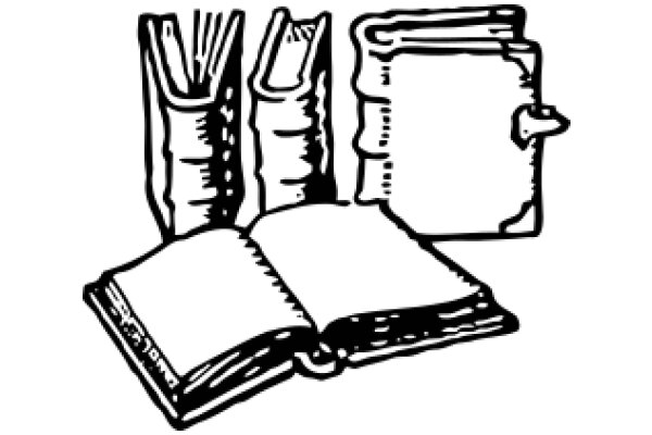 A Collection of Books and a Notebook, Ready for Learning and Creativity