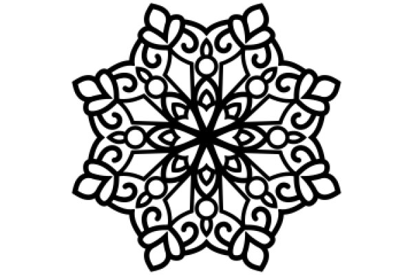 Stylized Floral Pattern in