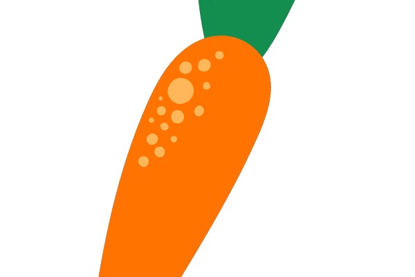 Vibrant Carrot Clip Art
