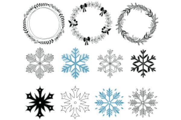 A Collection of Stylish Snowflake Designs