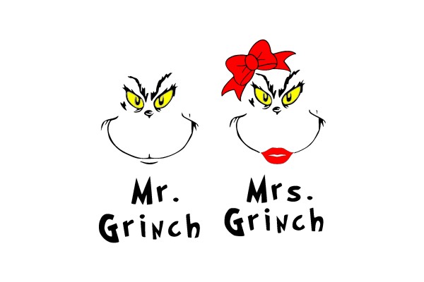 Grinch Family Portraits