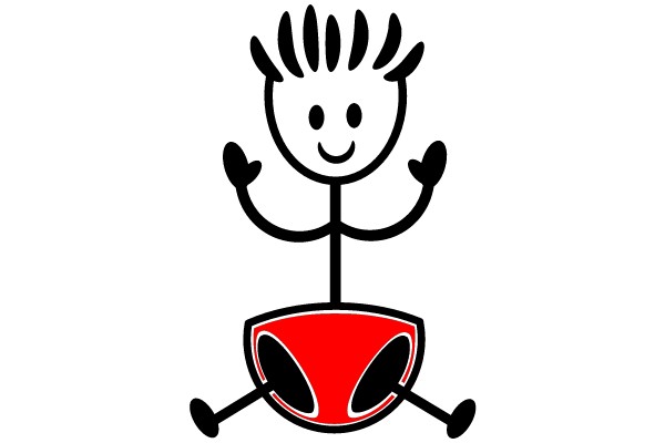 Joyful Stick Figure: A Celebration of Simple Pleasures