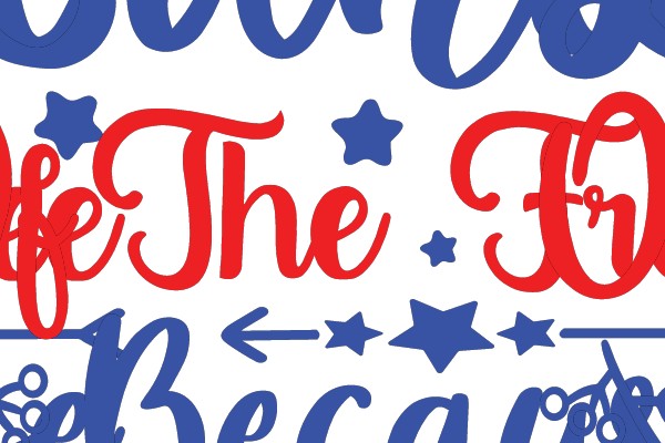 Land Of The Free Because Of The Brave