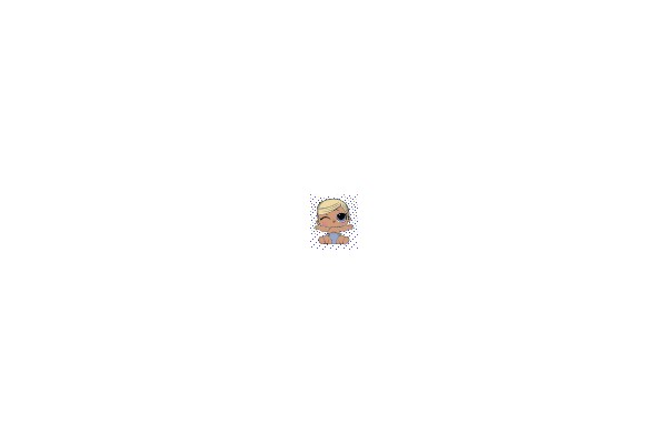 Winking Baby with Blonde Hair