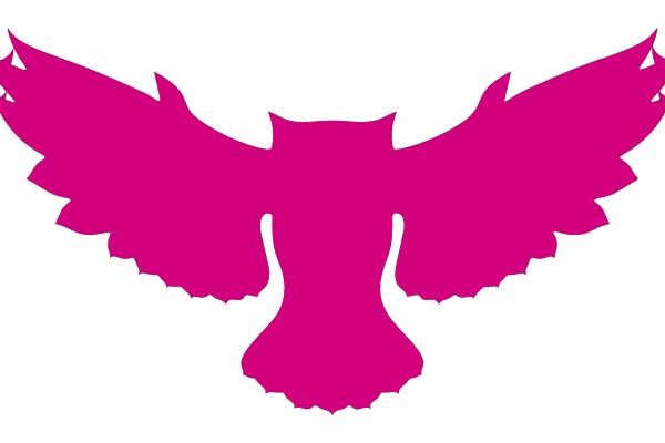 Pink Bird Silhouette