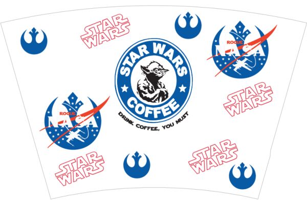 Star Wars-themed Coffee Shop Logo