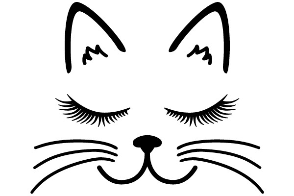 Cat Face Illustration