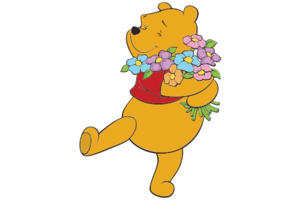 Winnie the Pooh: A Delightful Day of Flower Picking