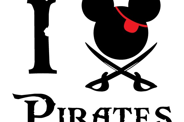 Pirate Mickey Mouse Logo