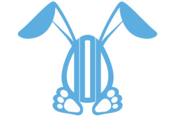 A Blue Bunny Logo