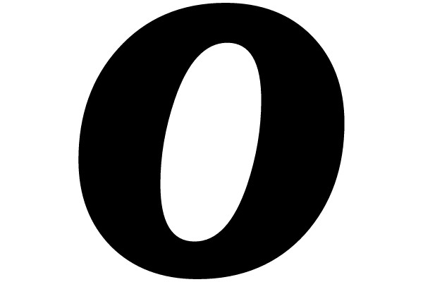 Bold Black Letter O