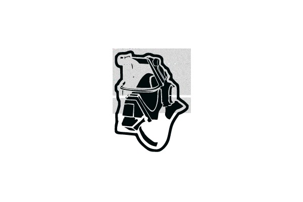 Helmeted Figure in Profile