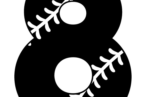 Sewing-Inspired Number Eight Design