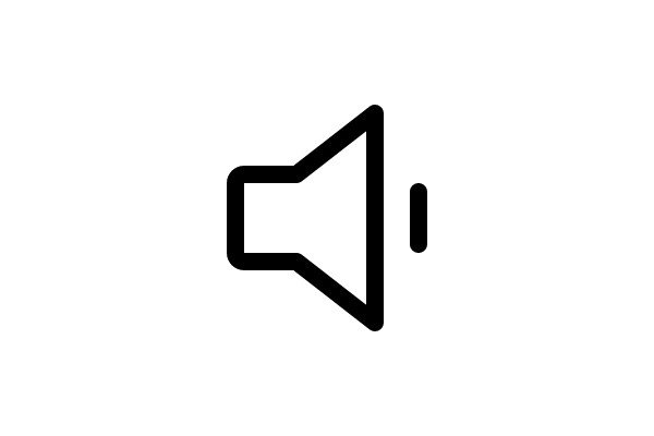 A Simple Icon for a Speaker